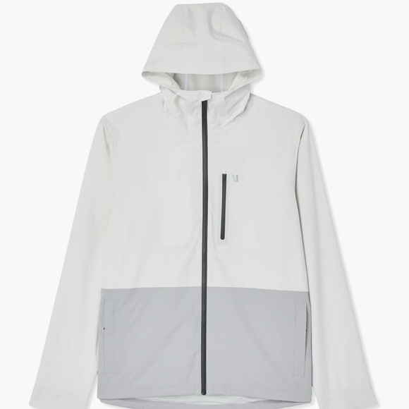BNWT VUORI Oahu Col: salt/storm Rain Jacket size L $238 - Picture 6 of 16